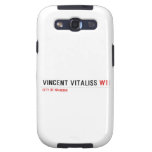 vincent vitaliss  Samsung Galaxy S3 Cases
