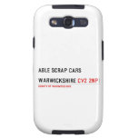 ABLE SCRAP CARS  WARWICKSHIRE  Samsung Galaxy S3 Cases
