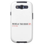 RECICLA TUS IDEAS  Samsung Galaxy S3 Cases