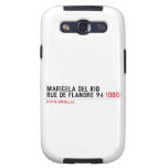 Maricela del Rio Rue de Flandre 94  Samsung Galaxy S3 Cases