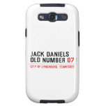 Jack Daniels Old Number  Samsung Galaxy S3 Cases
