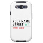 Your Name Street  Samsung Galaxy S3 Cases