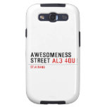 awesomeness street  Samsung Galaxy S3 Cases
