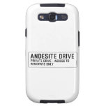 andesite drive  Samsung Galaxy S3 Cases