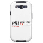 Vixen's Grape Lane  Avenue  Samsung Galaxy S3 Cases