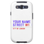 Your Name Street  Samsung Galaxy S3 Cases