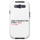 CAKE PROVOCATEUR  STREET  Samsung Galaxy S3 Cases