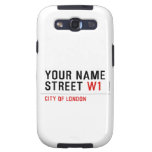 Your Name Street  Samsung Galaxy S3 Cases