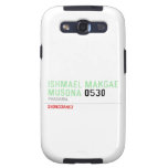 ISHMAEL MAKGAE MUSONA  Samsung Galaxy S3 Cases