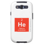 He  Samsung Galaxy S3 Cases