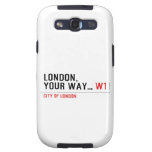 London, your way...  Samsung Galaxy S3 Cases