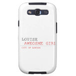 louise   Samsung Galaxy S3 Cases