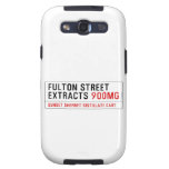 Fulton street Extracts  Samsung Galaxy S3 Cases