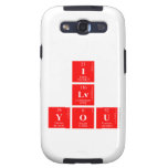 I
 Lv
 you  Samsung Galaxy S3 Cases