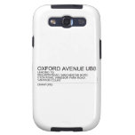Oxford Avenue  Samsung Galaxy S3 Cases