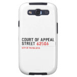 COURT OF APPEAL STREET  Samsung Galaxy S3 Cases