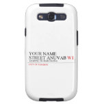 Your Name Street anuvab  Samsung Galaxy S3 Cases