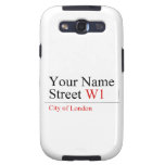 Your Name Street  Samsung Galaxy S3 Cases