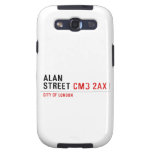 Alan  Street  Samsung Galaxy S3 Cases