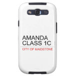 AMANDA class 1C  Samsung Galaxy S3 Cases