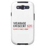 Vicarage Crescent  Samsung Galaxy S3 Cases
