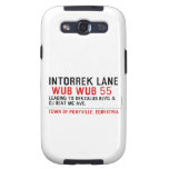 Intorrek Lane   Samsung Galaxy S3 Cases