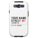 Your Name Street  Samsung Galaxy S3 Cases