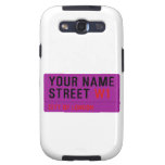 Your Name Street  Samsung Galaxy S3 Cases