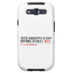 18th Giuseppe B-Day OXFORD STREET  Samsung Galaxy S3 Cases