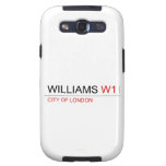 WILLIAMS  Samsung Galaxy S3 Cases