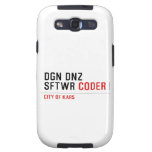 DGN DNZ SFTWR  Samsung Galaxy S3 Cases