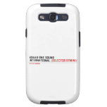 SQUAD ONE SOUND INTERNATIONAL  Samsung Galaxy S3 Cases