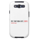 DEF:INITION NYE  Samsung Galaxy S3 Cases