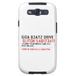 Giga B3atz Drive   Samsung Galaxy S3 Cases