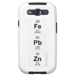Fe
 Pb
 Zn  Samsung Galaxy S3 Cases