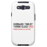 Hubbard Torlot Tudor Close  Samsung Galaxy S3 Cases