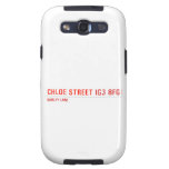 chloe Street  Samsung Galaxy S3 Cases