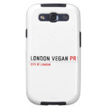 London vegan  Samsung Galaxy S3 Cases
