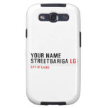 Your Name StreetBariga  Samsung Galaxy S3 Cases