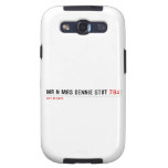 Mr n Mrs Dennie strt  Samsung Galaxy S3 Cases
