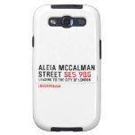 Aleia Mccalman Street  Samsung Galaxy S3 Cases