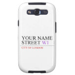 Your Name Street  Samsung Galaxy S3 Cases