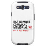 raf bomber command memorial  Samsung Galaxy S3 Cases