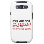 DekZalus Blvd.   Samsung Galaxy S3 Cases