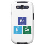 Be
 NiCe  Samsung Galaxy S3 Cases