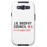 J.B. BROPHY COUNCIL  Samsung Galaxy S3 Cases