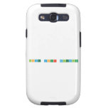 Love your molecules  Samsung Galaxy S3 Cases