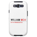 william  Samsung Galaxy S3 Cases