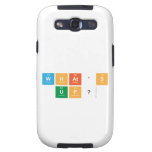 what's 
 up?  Samsung Galaxy S3 Cases