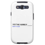 Visiting Number ____  Samsung Galaxy S3 Cases